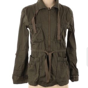 Bar III Green Utility Jacket